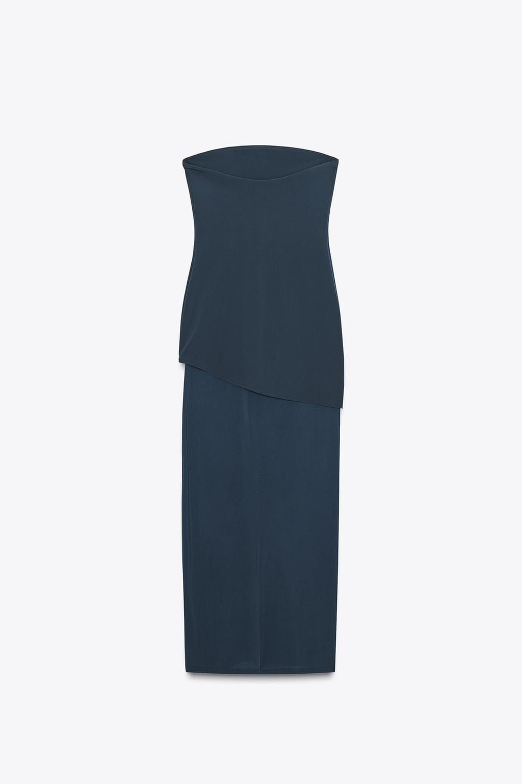 STRAPLESS DRESS - Zara фото 7