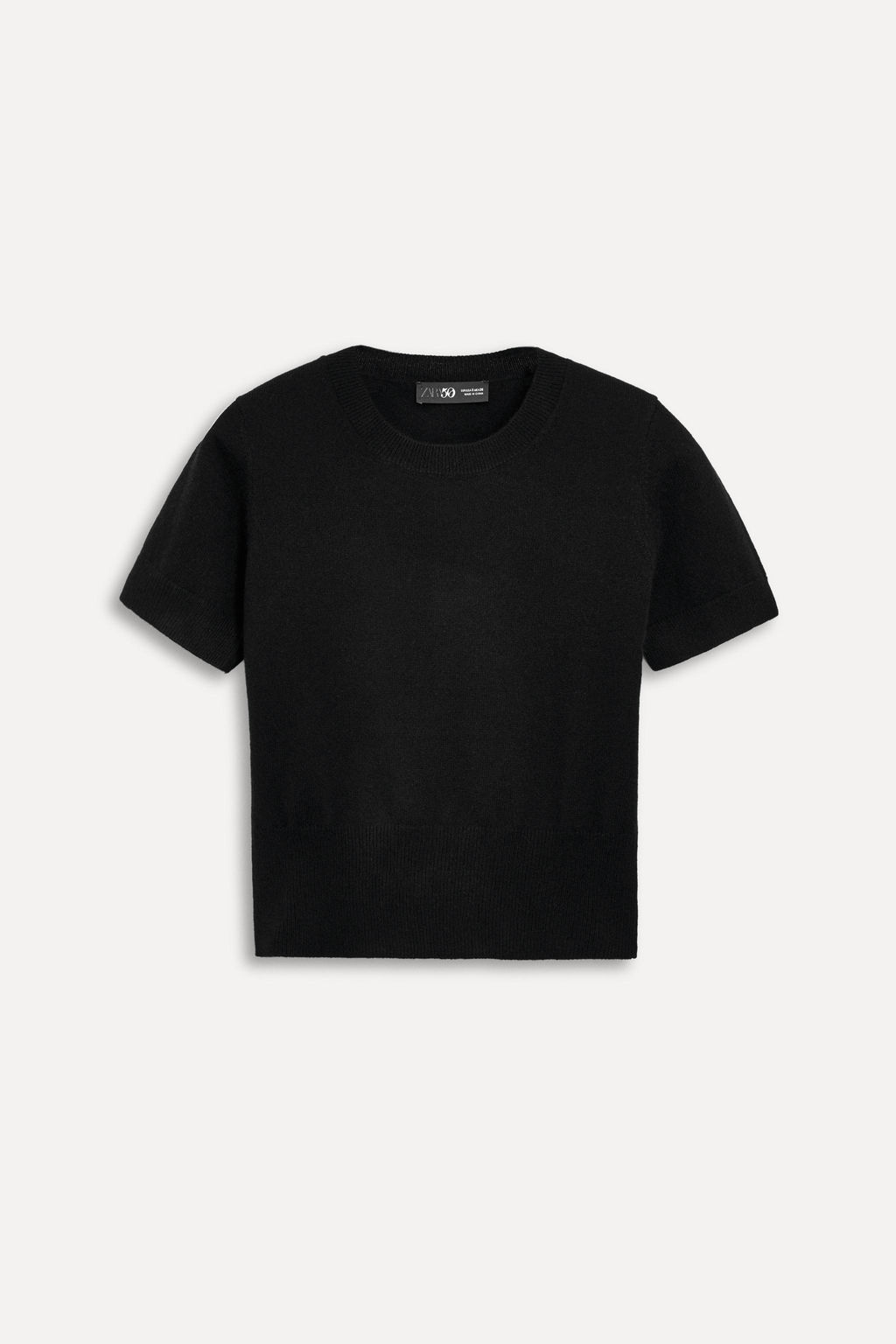 CASHMERE SHORT SLEEVE SWEATER 50TH ANNIVERSARY - Zara фото 6