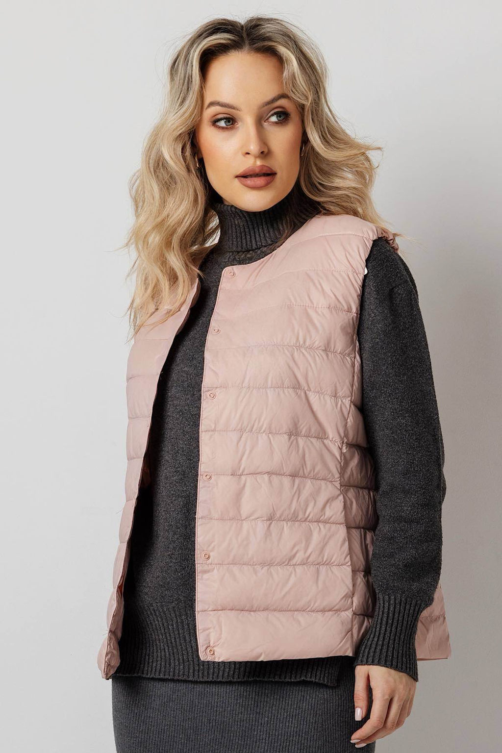 Жилет женский 2204/03/Светло-розовый - Rise фото 7