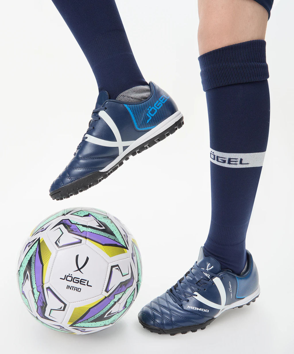 Мяч футбольный JOGEL Intro №4, белый  фото 7