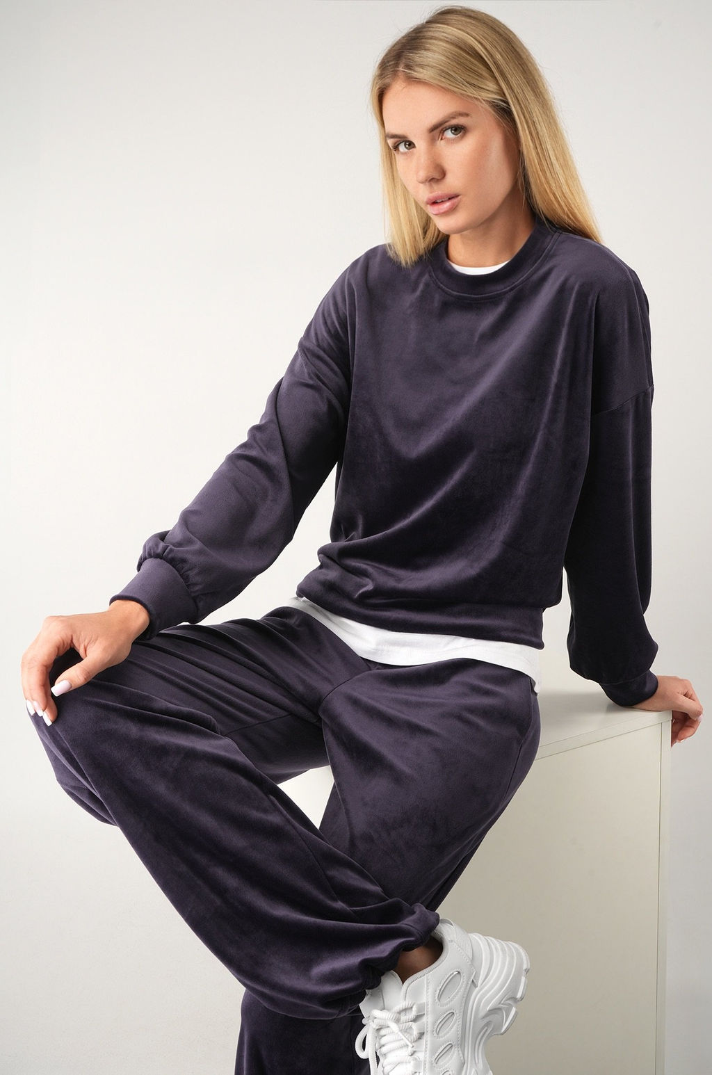 Женский велюровый костюм оверсайз Happyfox - Happy fox фото 9