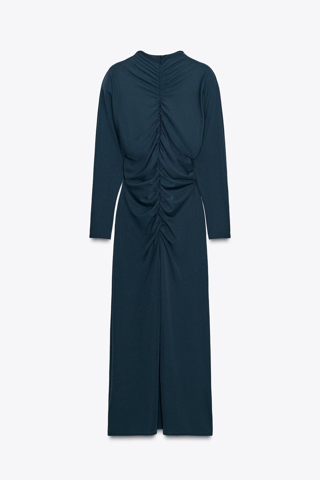 CREPE DRESS WITH SHOULDER PADS - Zara фото 7