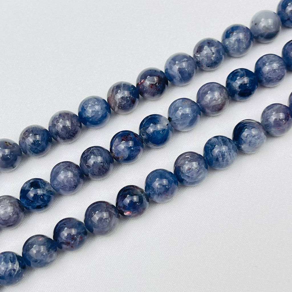 Бусины для украшений из Иолита (45 бусин) 39 см