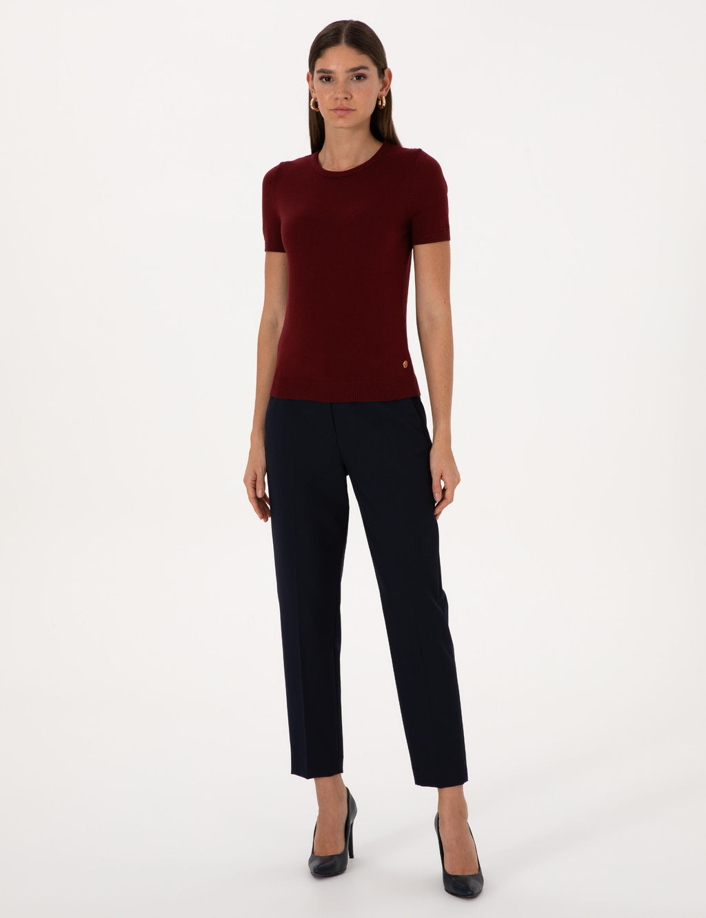 Vi_ne Slim Fit Triko Ti__rt - Pierre cardin фото 4