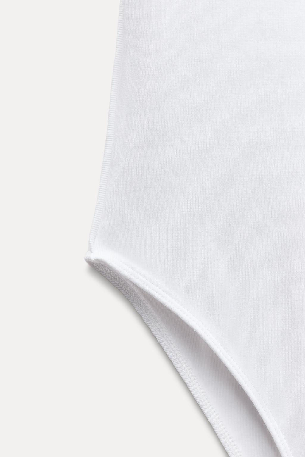 BODYSUIT WITH TRIM DETAIL - Zara фото 21