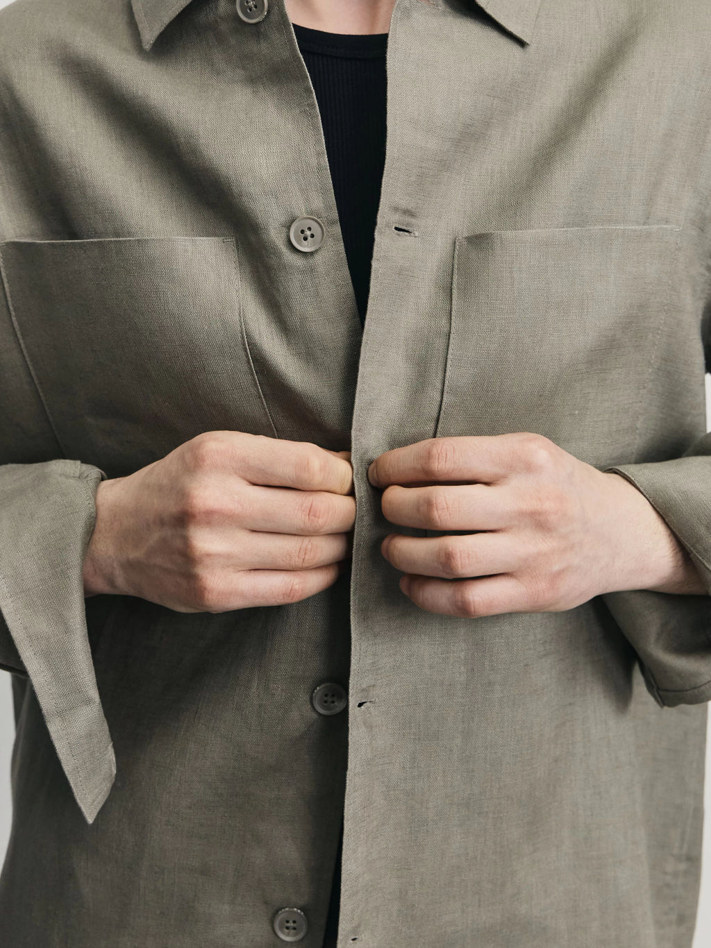 Рубашка 100% лён premium / Zarina  фото 2