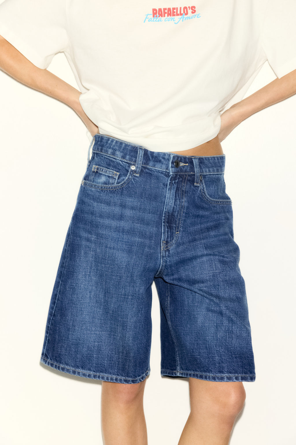 Bermudas en denim - H&m фото 12