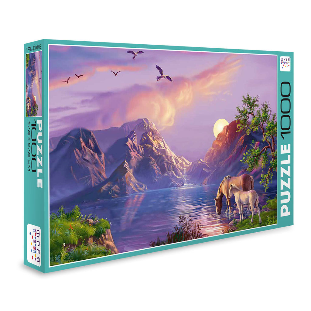 ФРЕЯ Пазл 1000 элемент. PZL-1000/06 На водопое