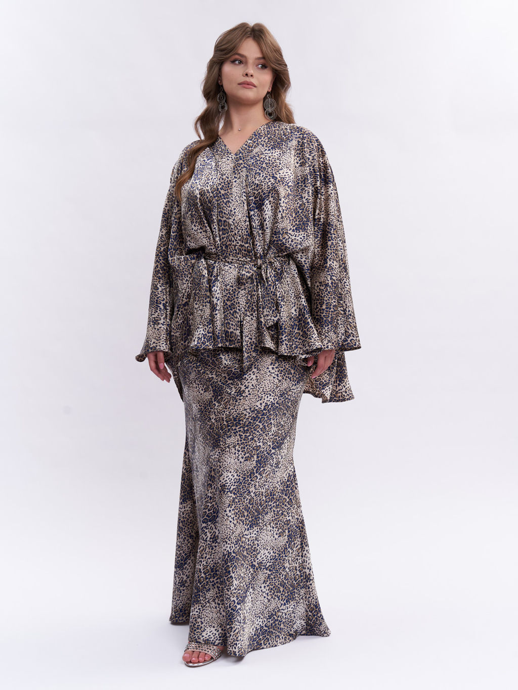 Шелковая леопардовая блузка TBL73537LEO16 - Артесса фото 10