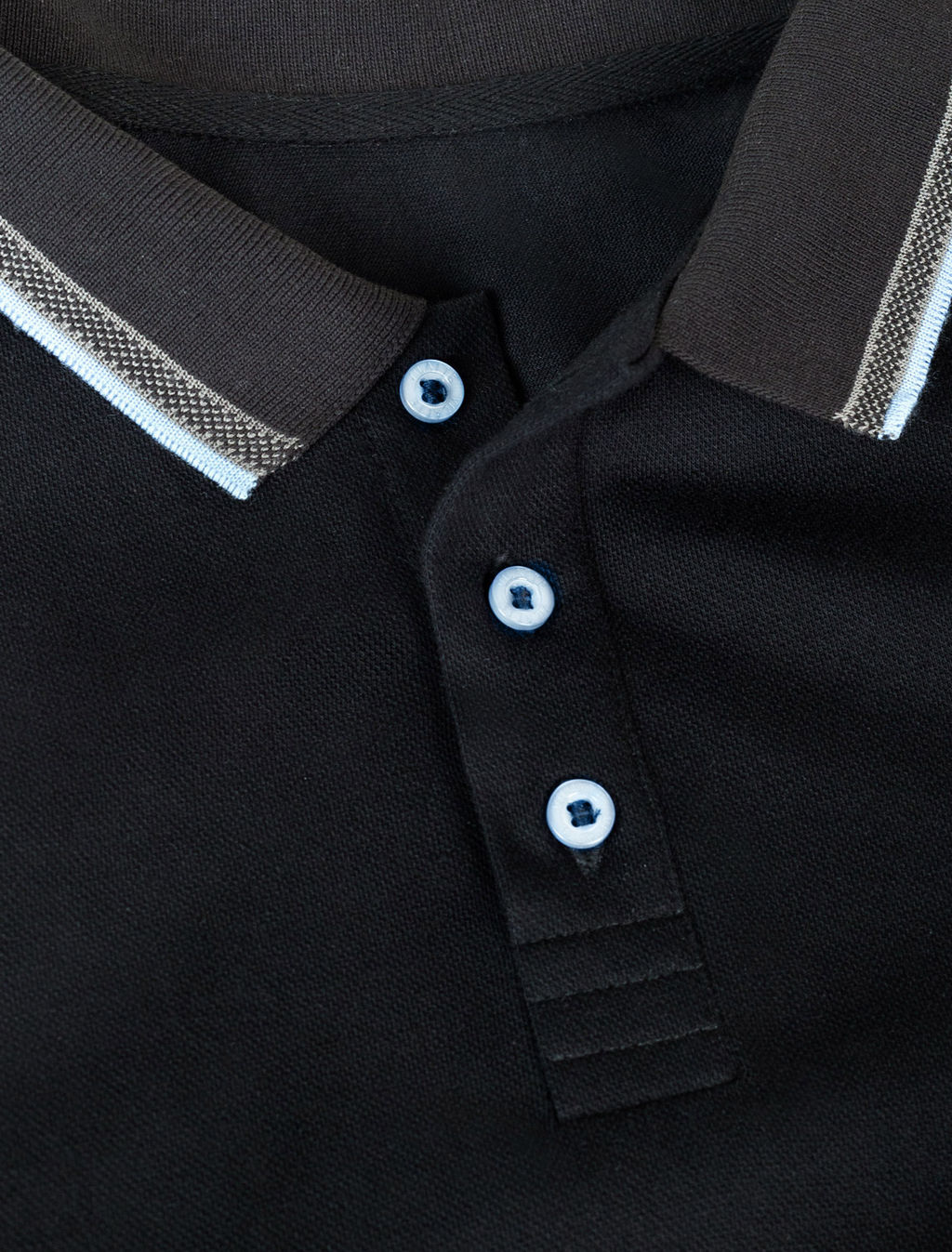 Футболка-поло из фактурного трикотажа VILATTE