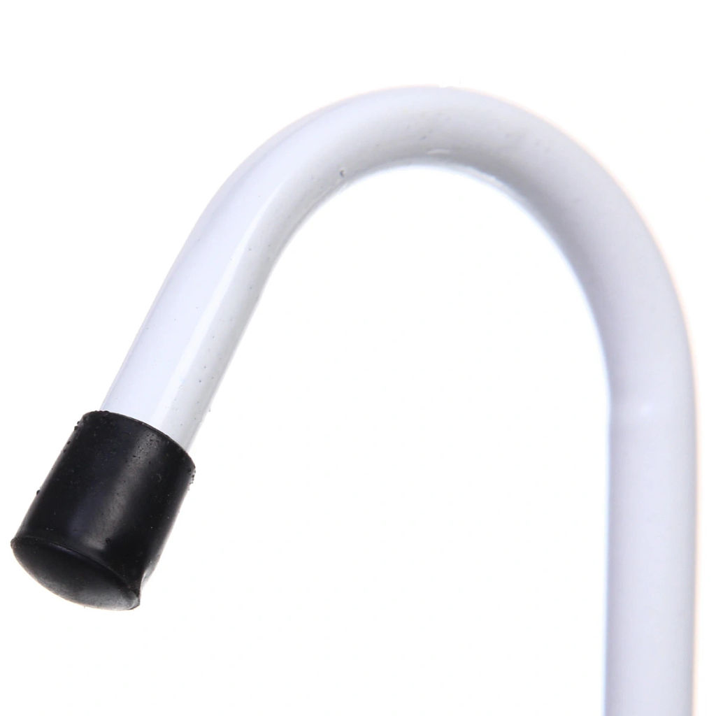 Цена за 3 шт. Вешалка металлическая для брюк 5 секций "ИДЕЯДОМА", цвет белый, 33*34см