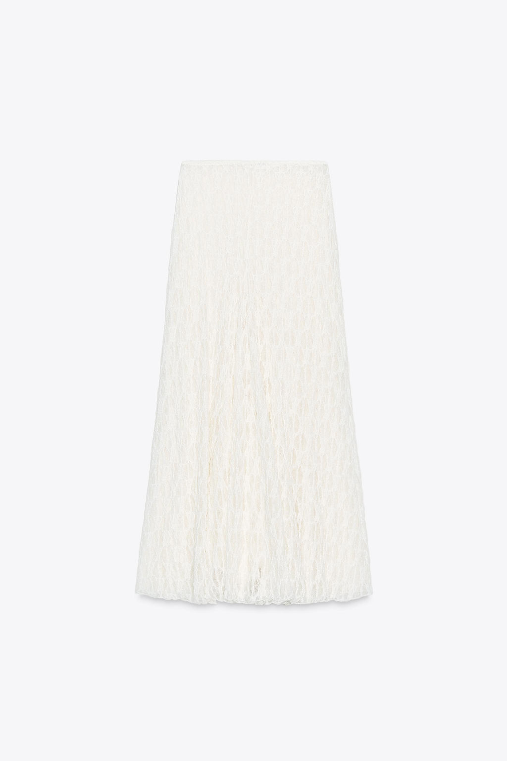 FLARED LACE MAXI SKIRT - Zara фото 7