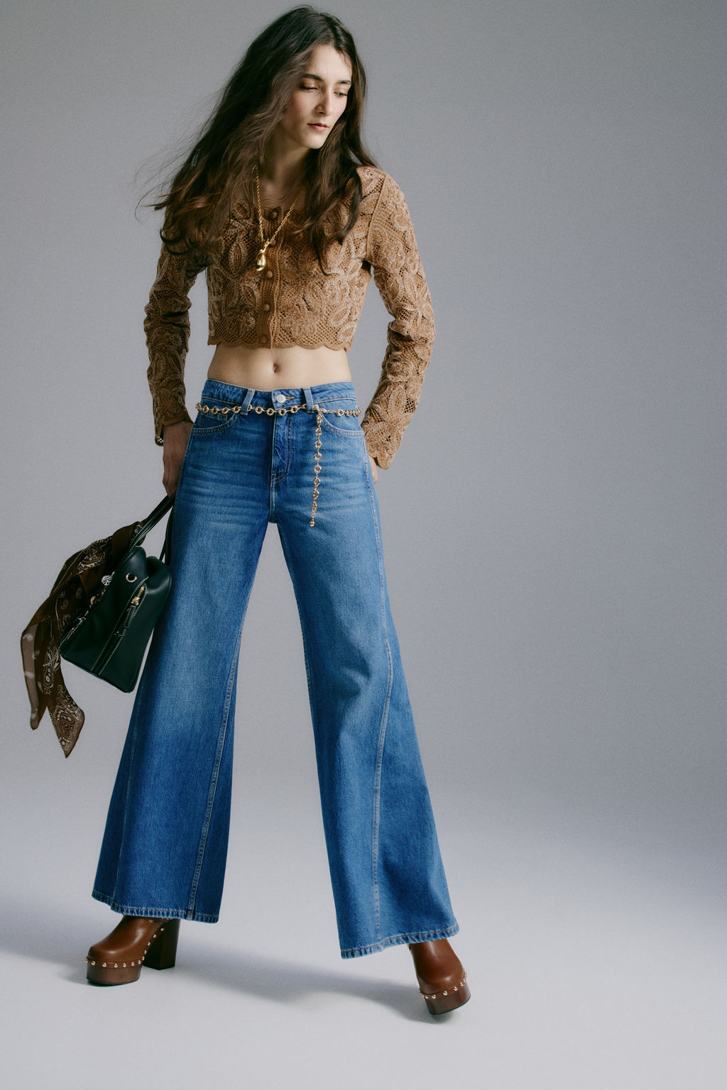 Flared High Waist Jeans - H&m фото 5