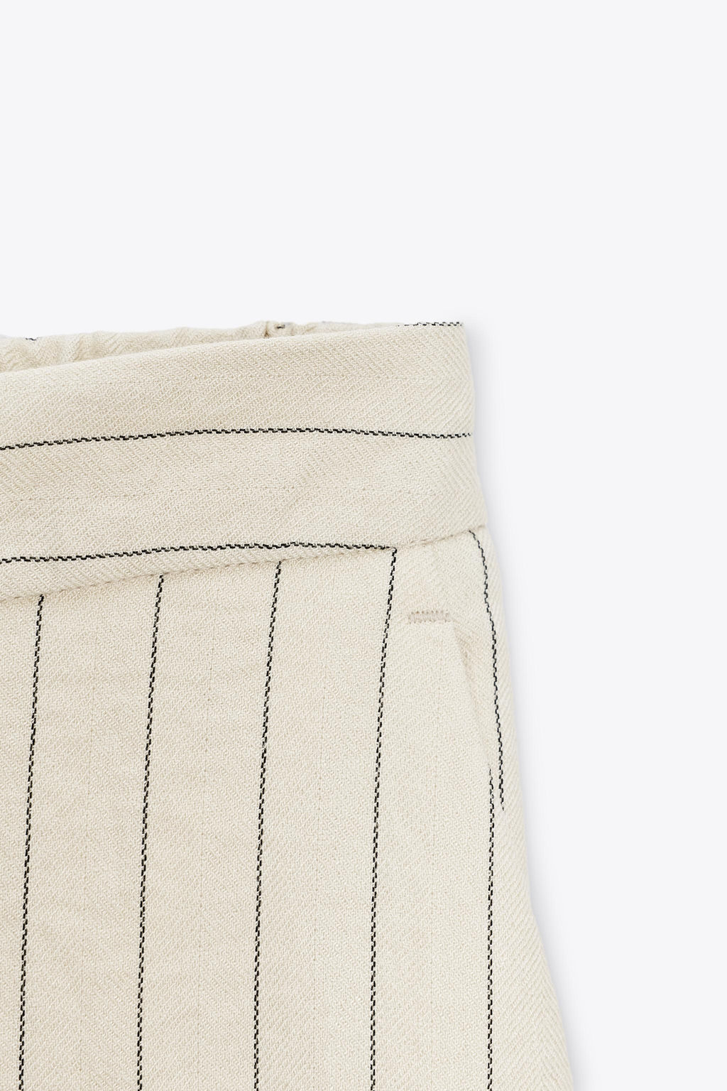 STRIPED STRAIGHT-LEG TROUSERS - Zara фото 6