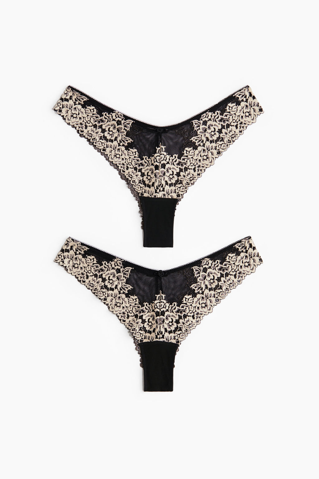 Pack de 2 bragas Brazilian de encaje - H&m фото 4