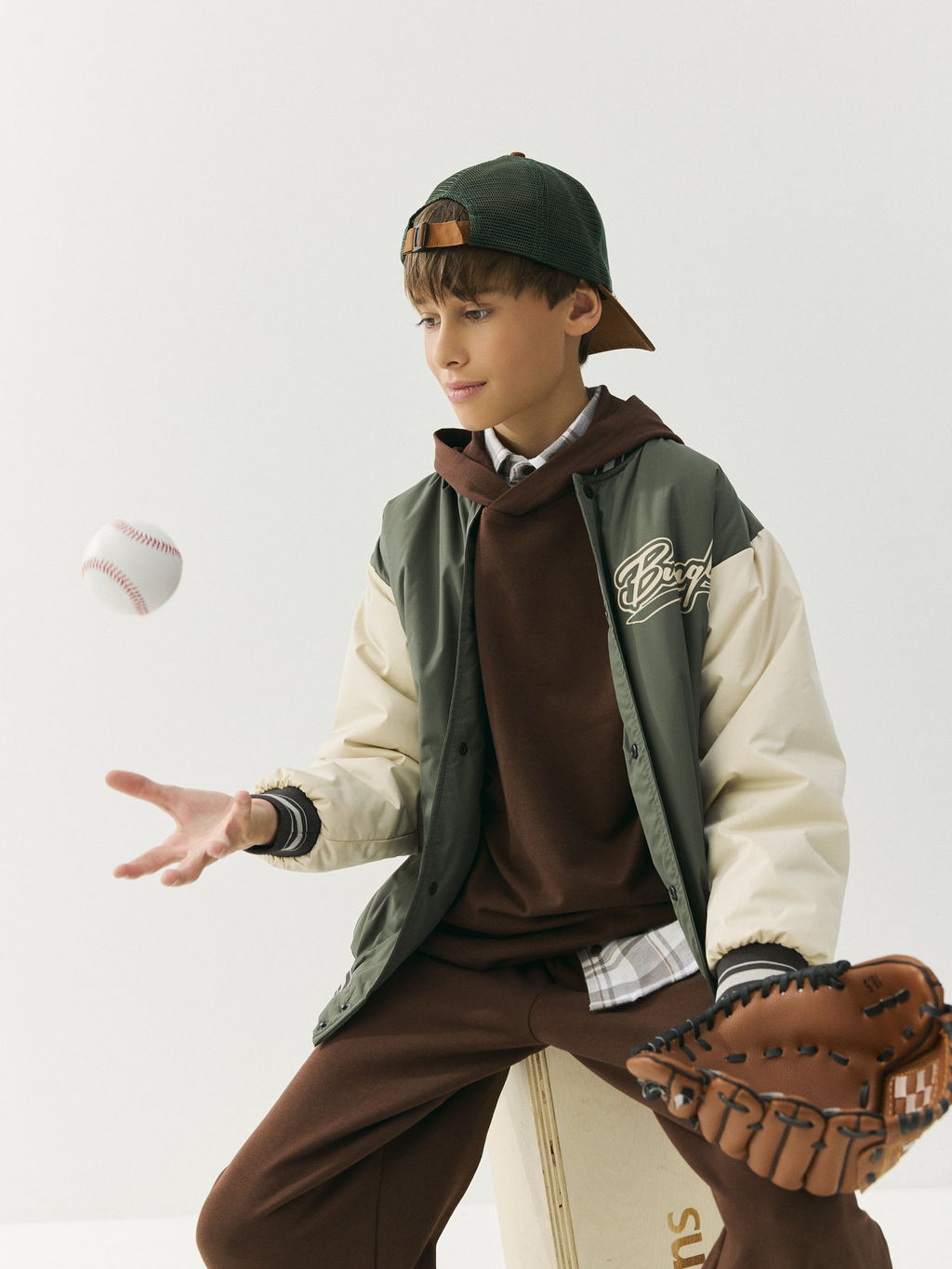 Худи оверсайз облегченное "Шоколад" 7+