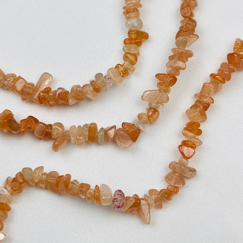 Бусины для украшений из Солнечного камня крошка