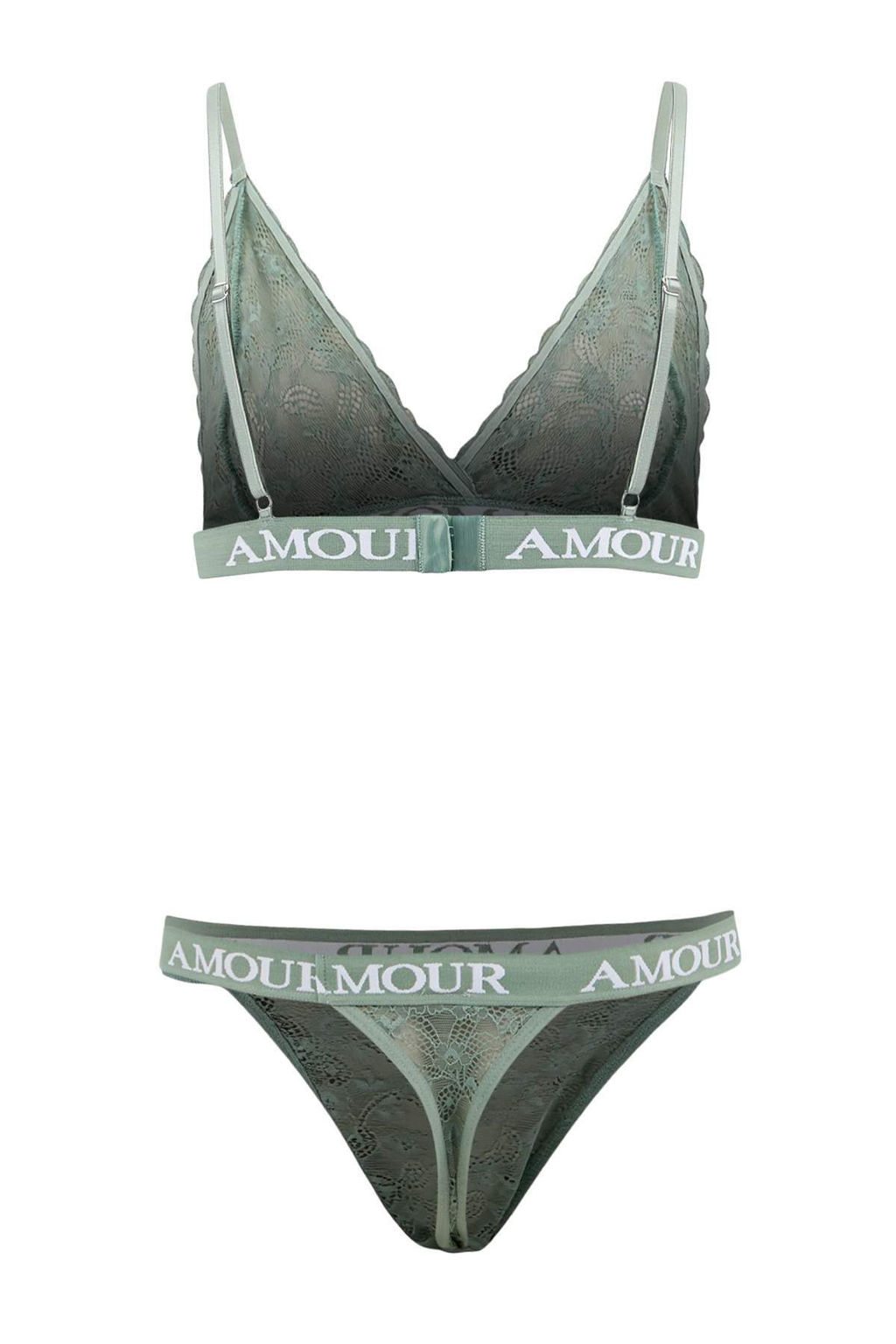 Mint Dantel Bask?l? Lastik Kaps?z Ic Camas?r? Tak?m? THMSS26CC00016 - Trendyolmilla фото 4