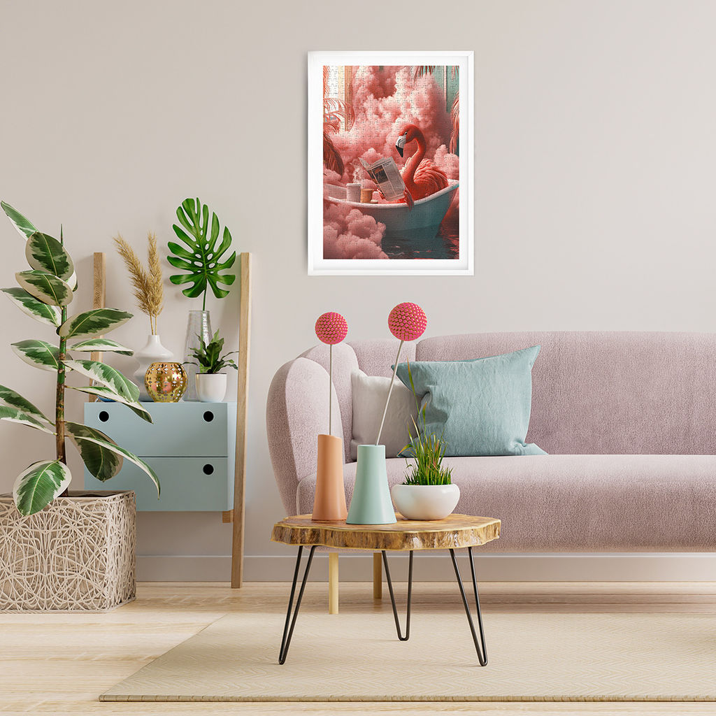 ФРЕЯ Пазл 1000 элемент. PZL-1000/82 Фламинго на релаксе