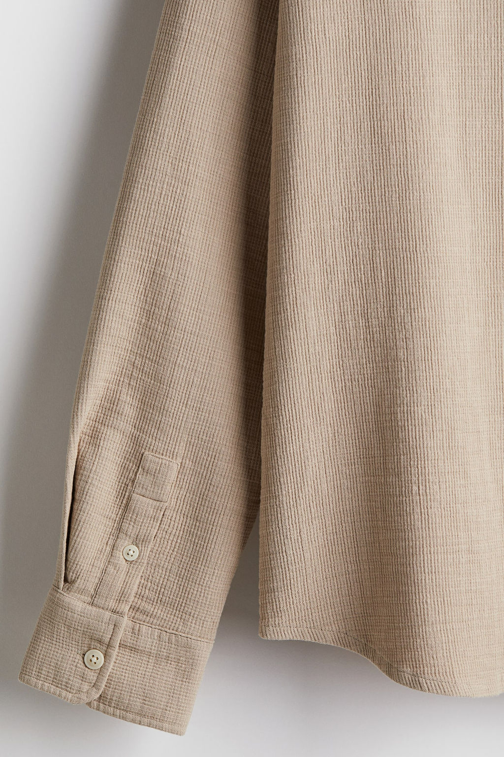 Camisa en tejido texturizado Regular Fit - H&m фото 3