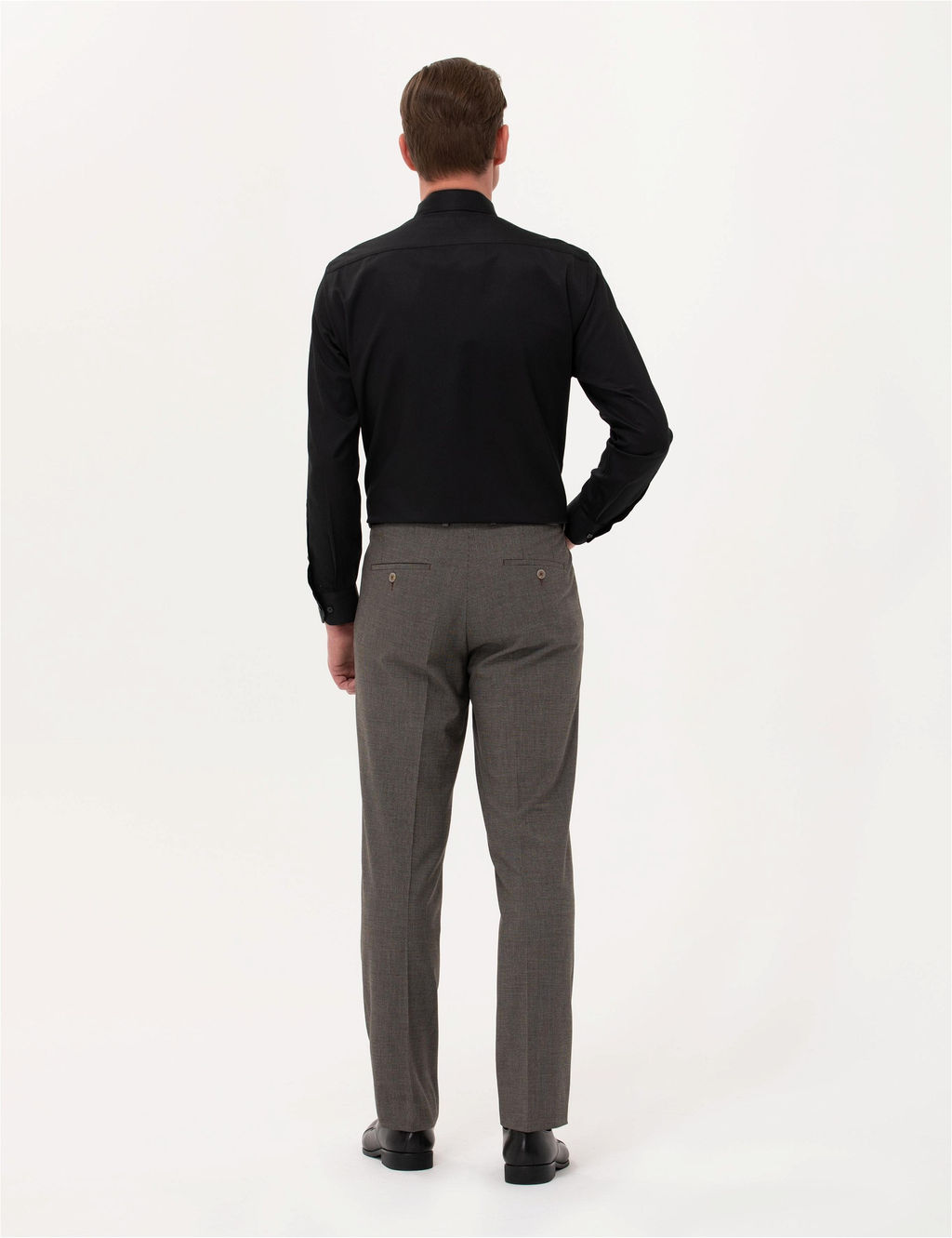 Kahverengi Slim Fit Kuma_ Pantolon