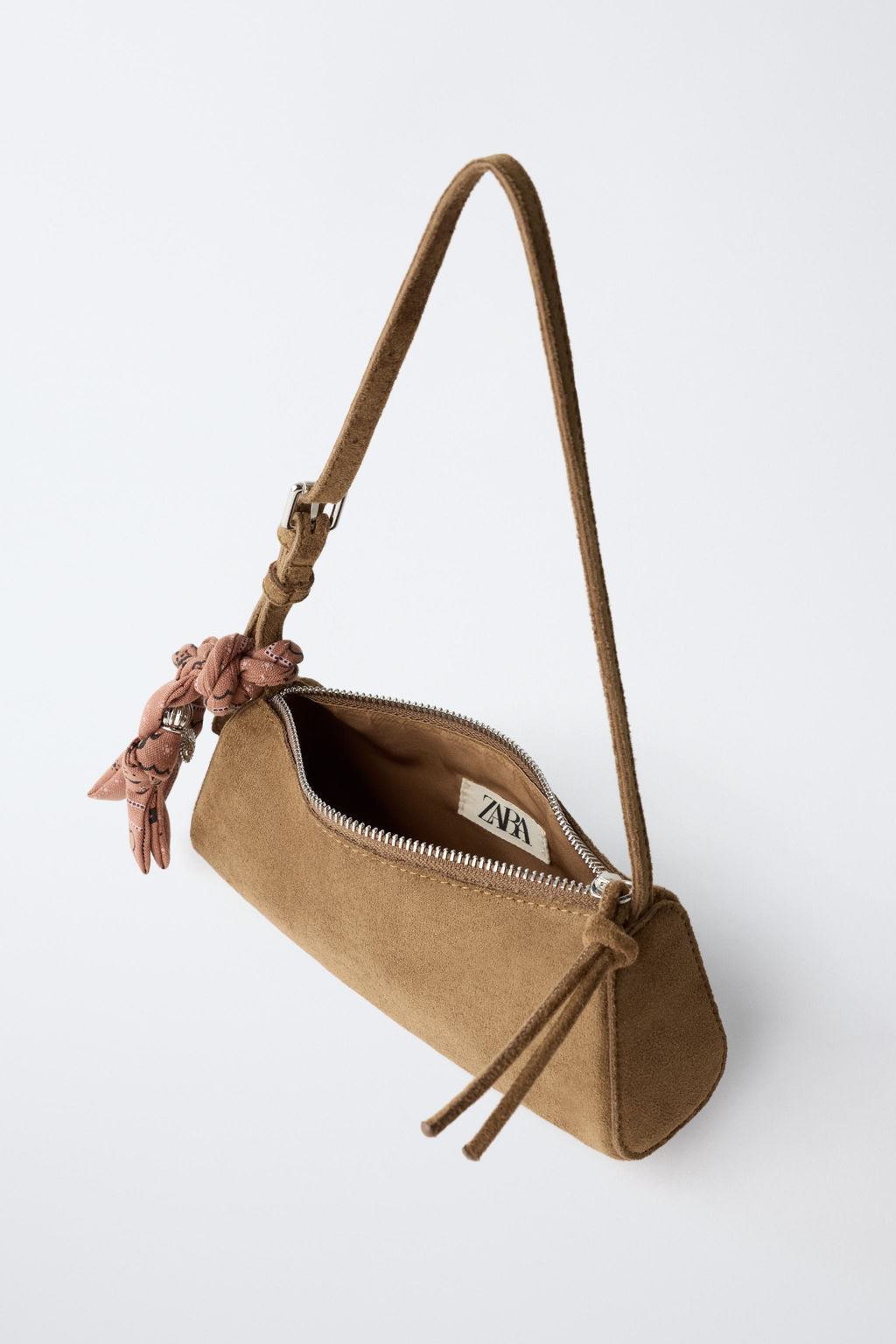 SHOULDER BAG WITH BANDANA - Zara фото 12