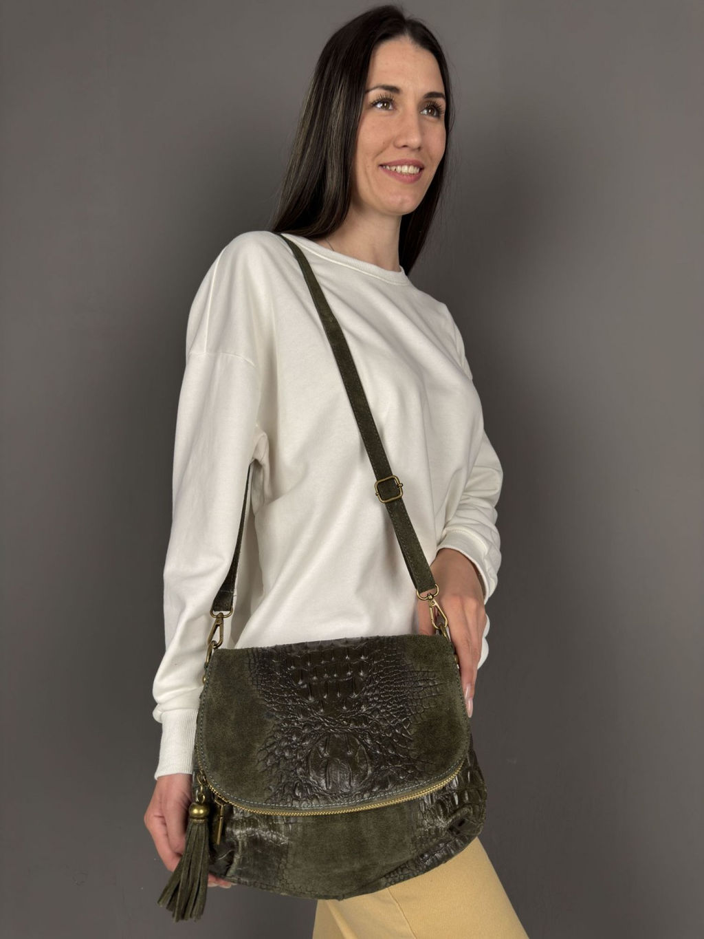 Сумка женская из телячьей кожи