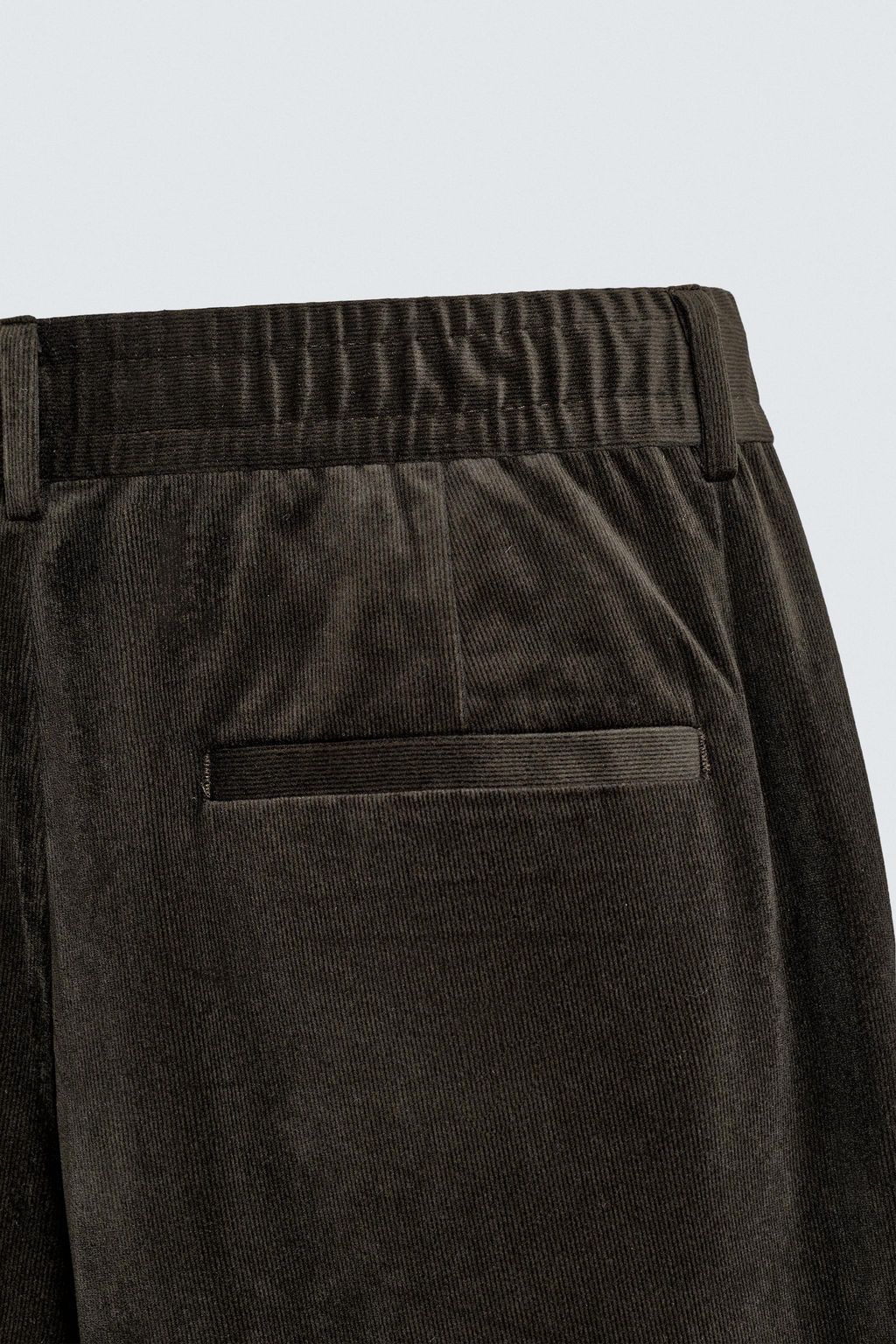 TEXTURED VELVET TROUSERS - Zara фото 8
