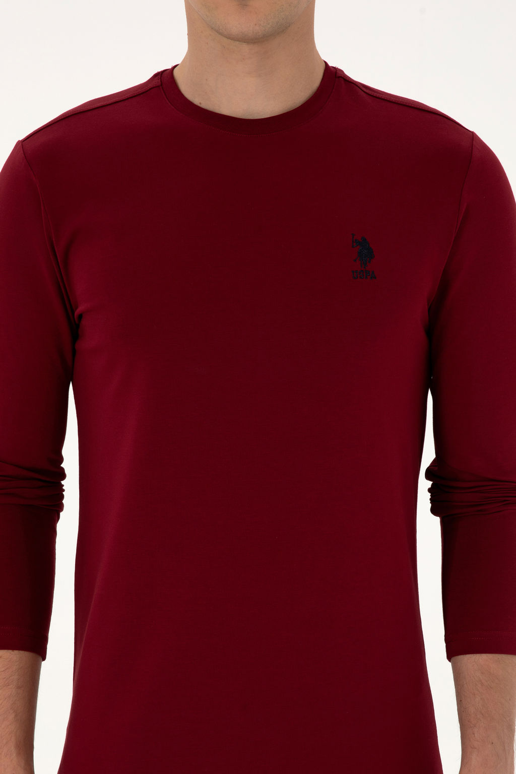 Erkek Bordo Basic Sweatshirt Sepette S_rpriz _ndirim - U.s. polo assn фото 13