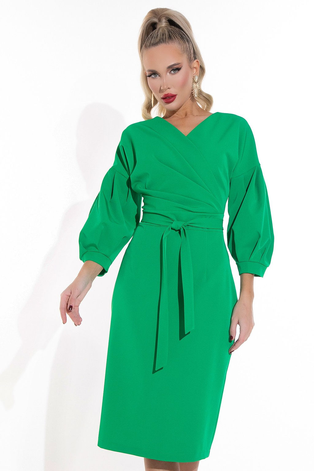 Платье Искусство обольщения (зелёный) - Эльза фото 3