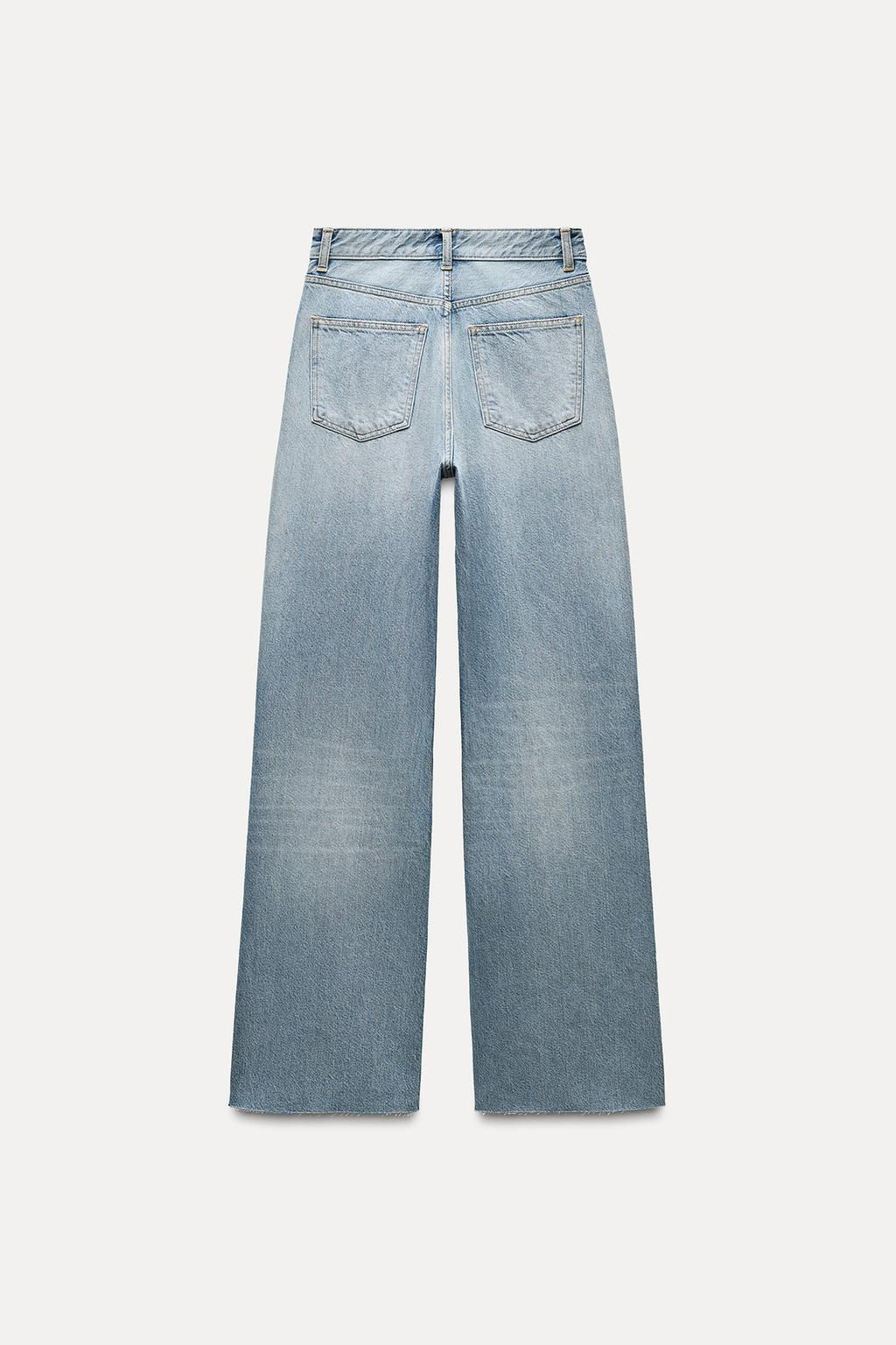 TRF WIDE-LEG HIGH-WAIST JEANS - Zara фото 7