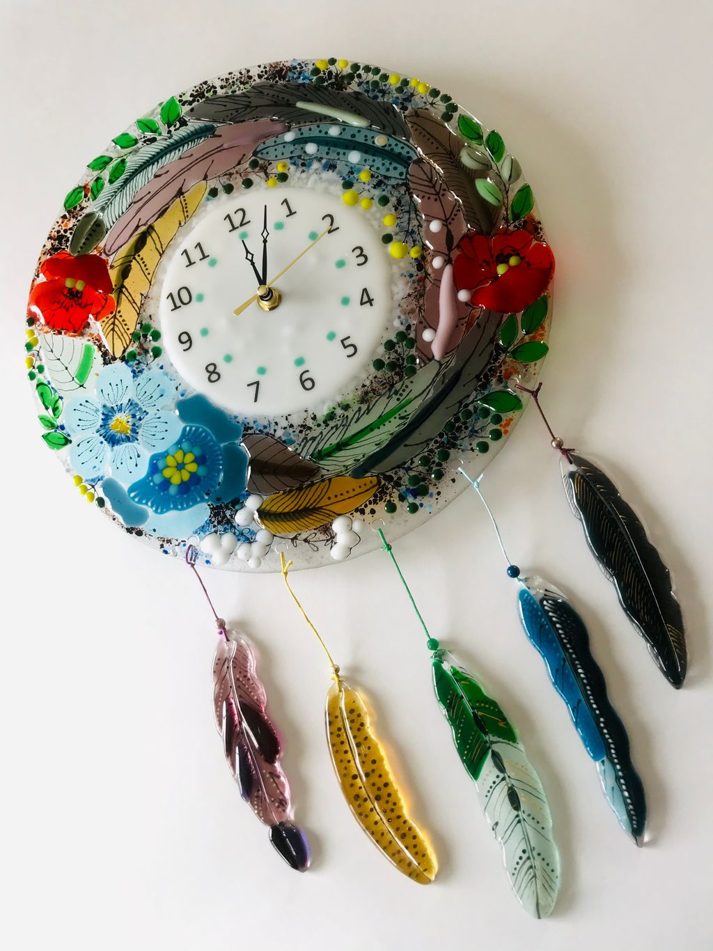 Настенные часы Птичье гнездышко - Стрекоза фото 5