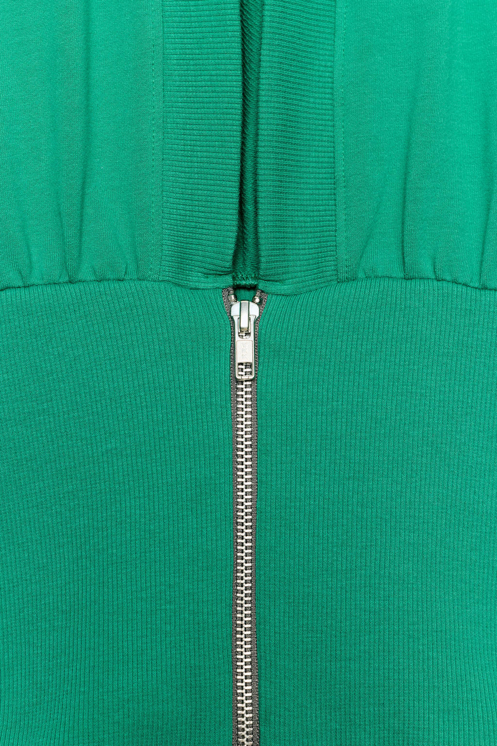 TOP CAPUCHA CREMALLERA / Verde - Zara фото 8