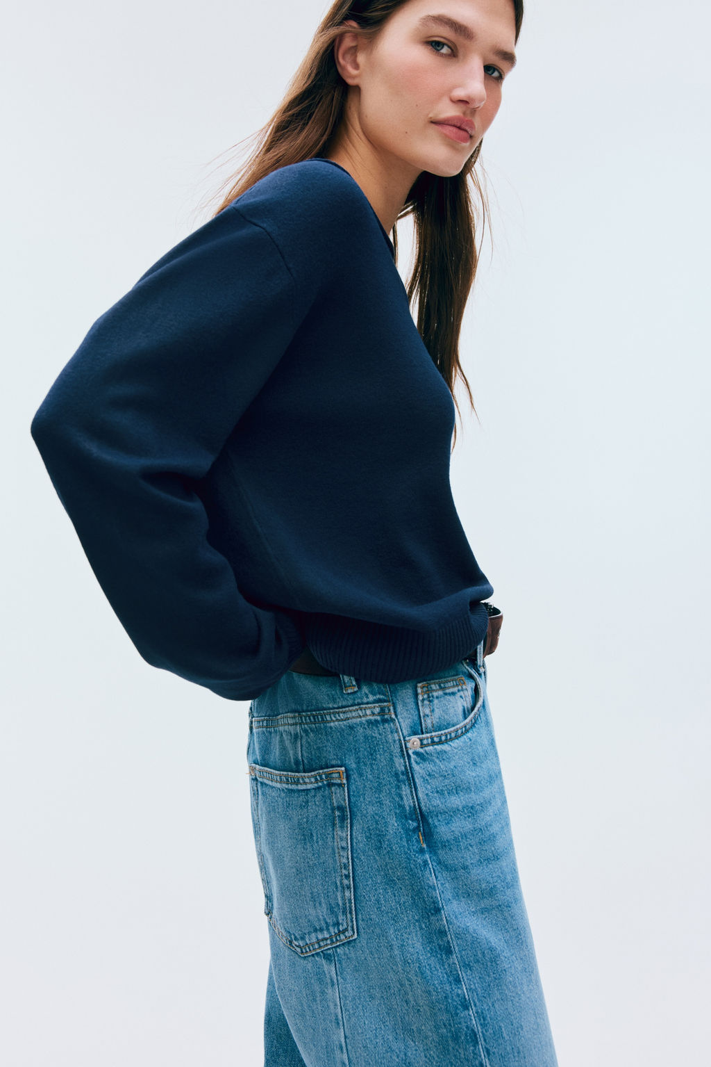 Jersey off-the-shoulder - H&m фото 11