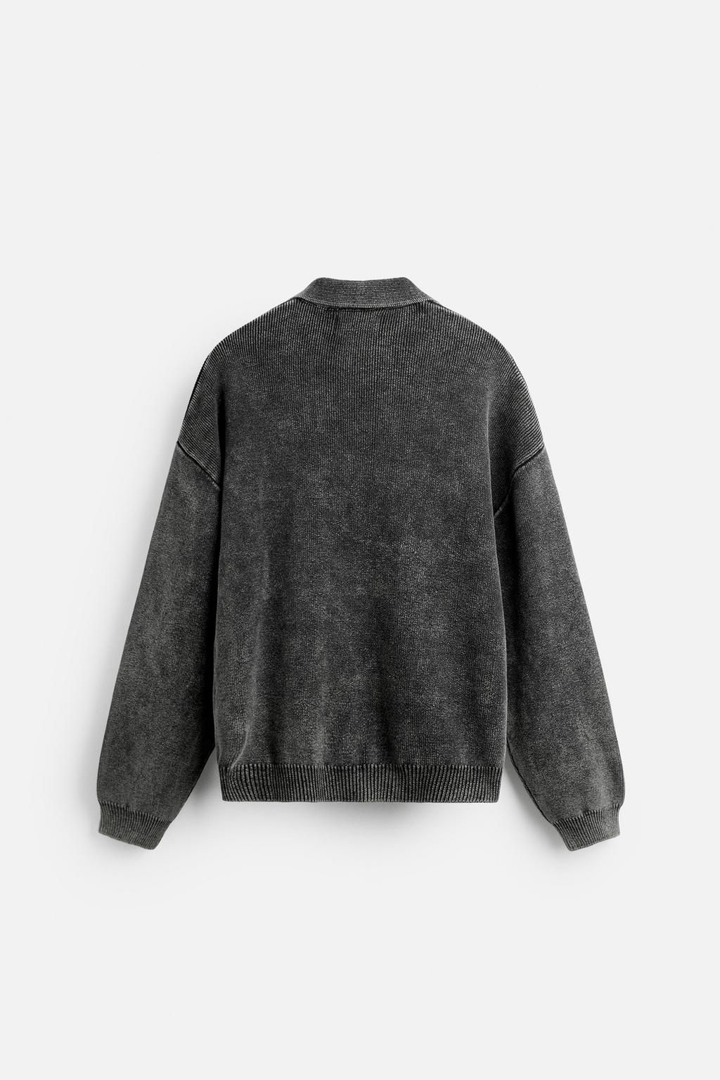 GARMENT-DYED POLO SHIRT - Zara фото 8