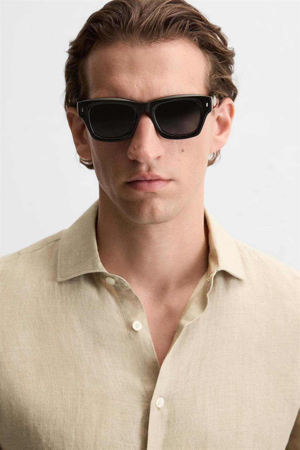 100% LINEN SHIRT - Zara фото 5