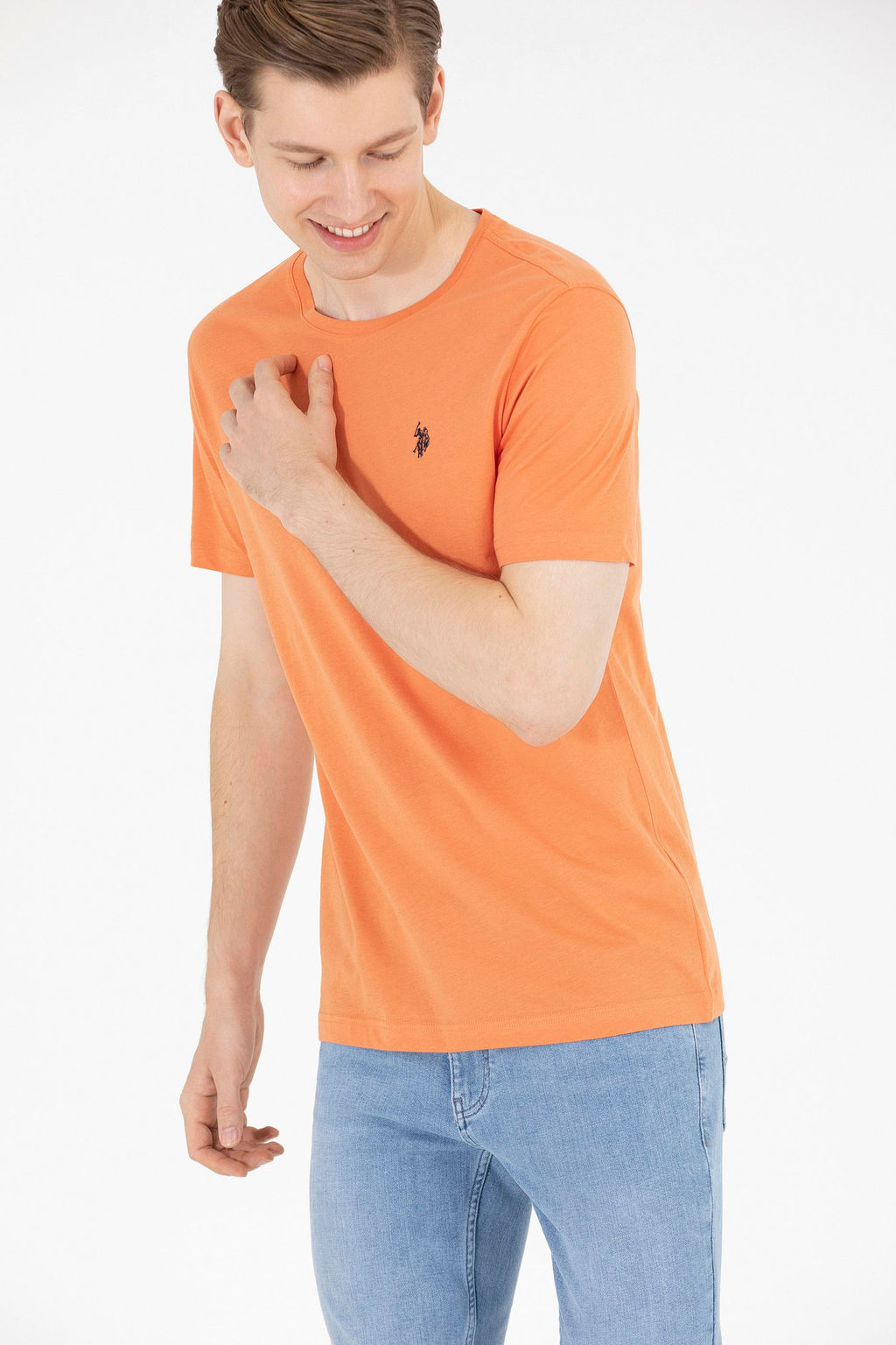 U. S. Polo Assn Мужская футболка Brick Basic с круглым вырезом - U.s. polo assn фото 2