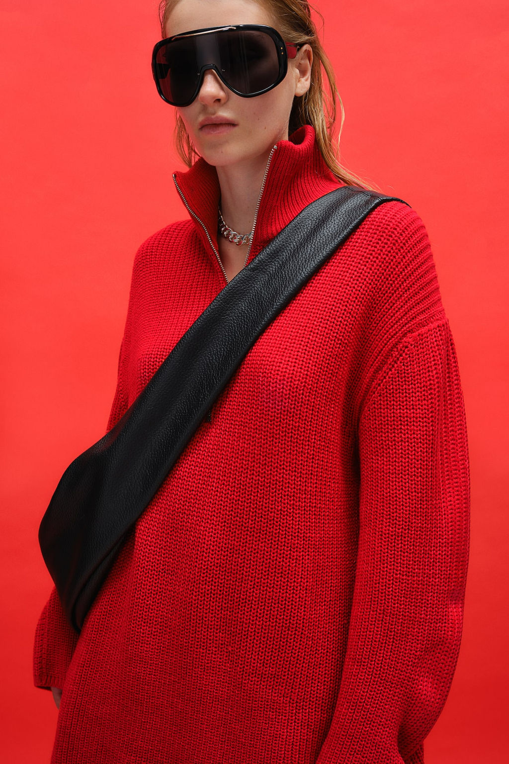 Jersey de punto grueso con media cremallera - H&m фото 3