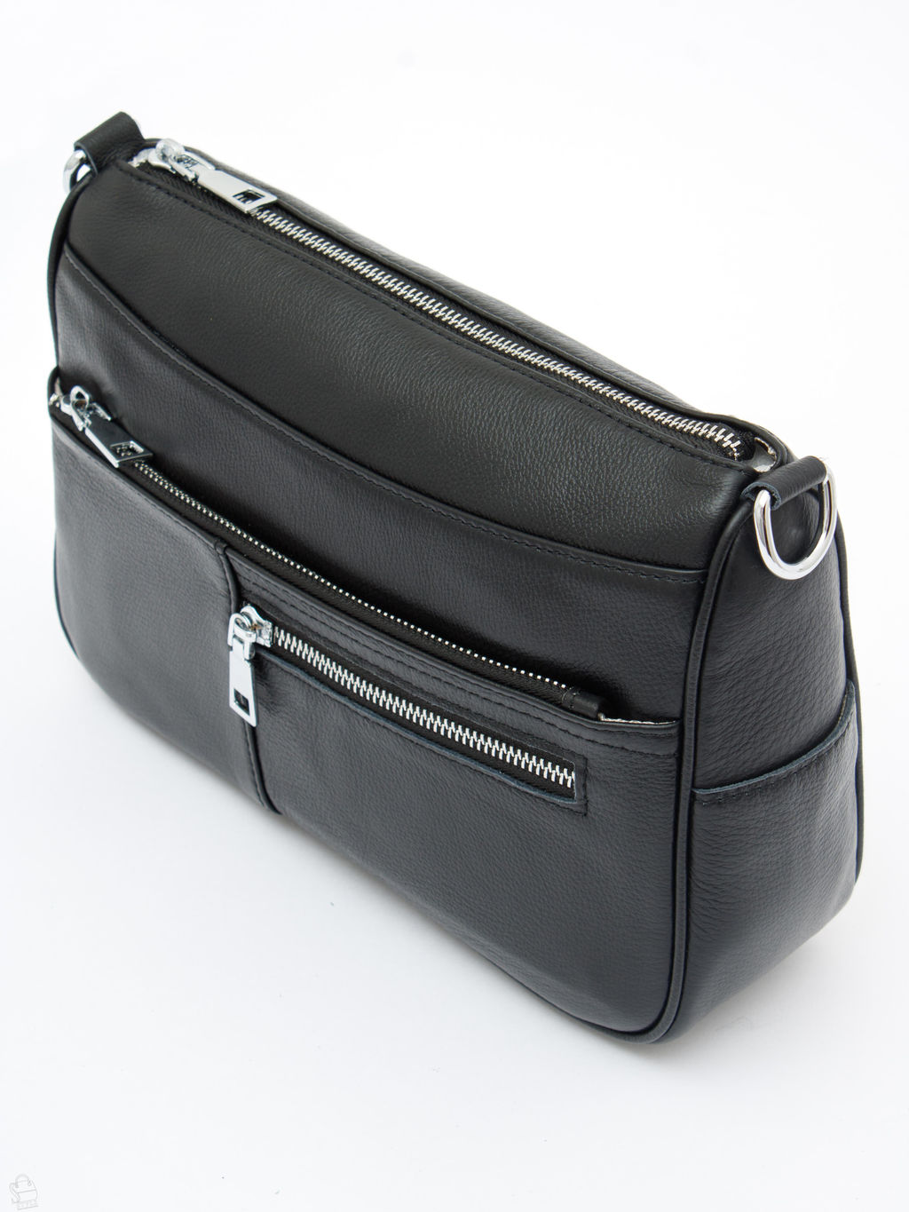 Сумка женская кожаная 2041-9NN black Natale Navetta