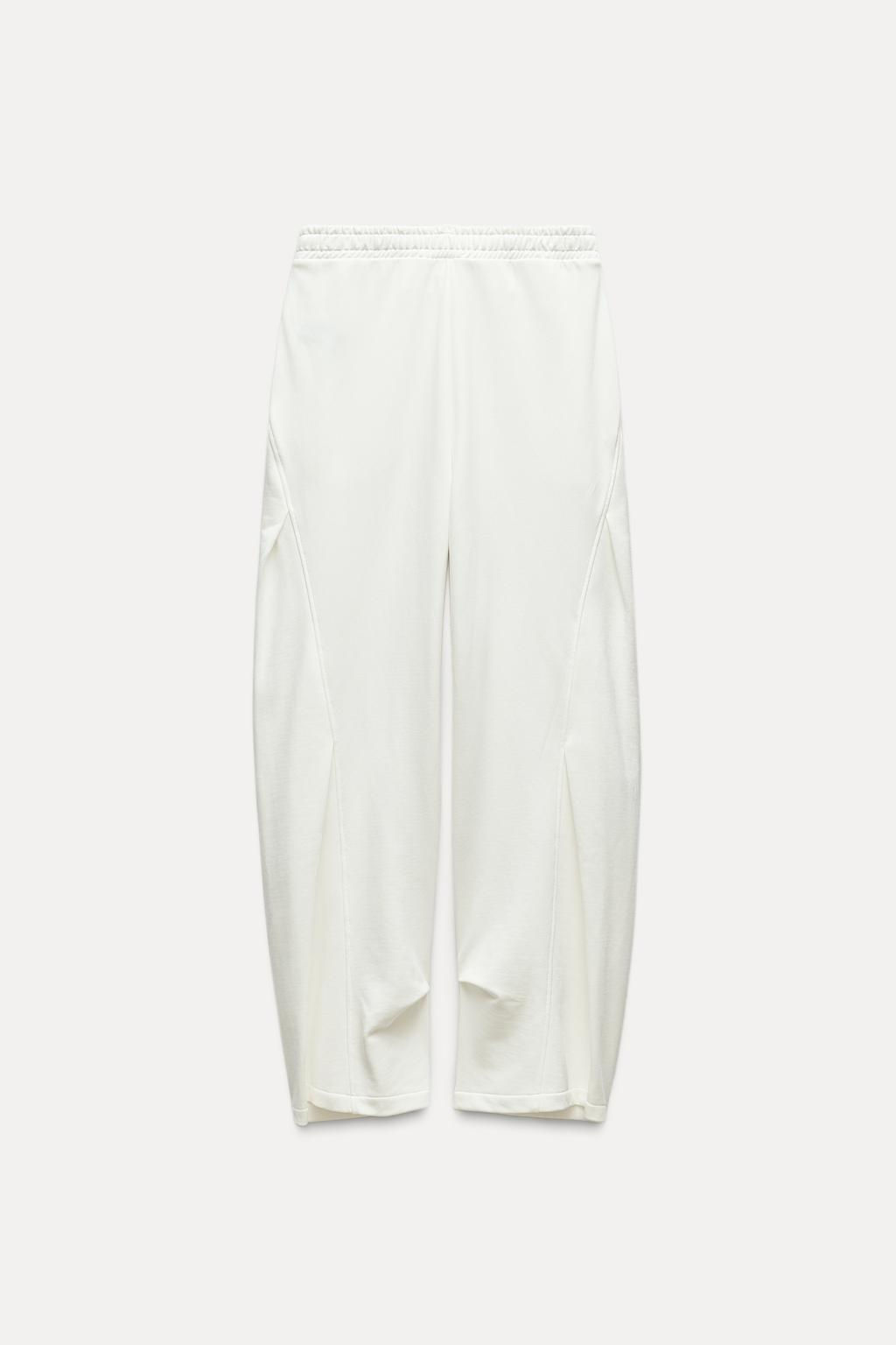 JOGGERS WITH PLEAT DETAIL - Zara фото 7
