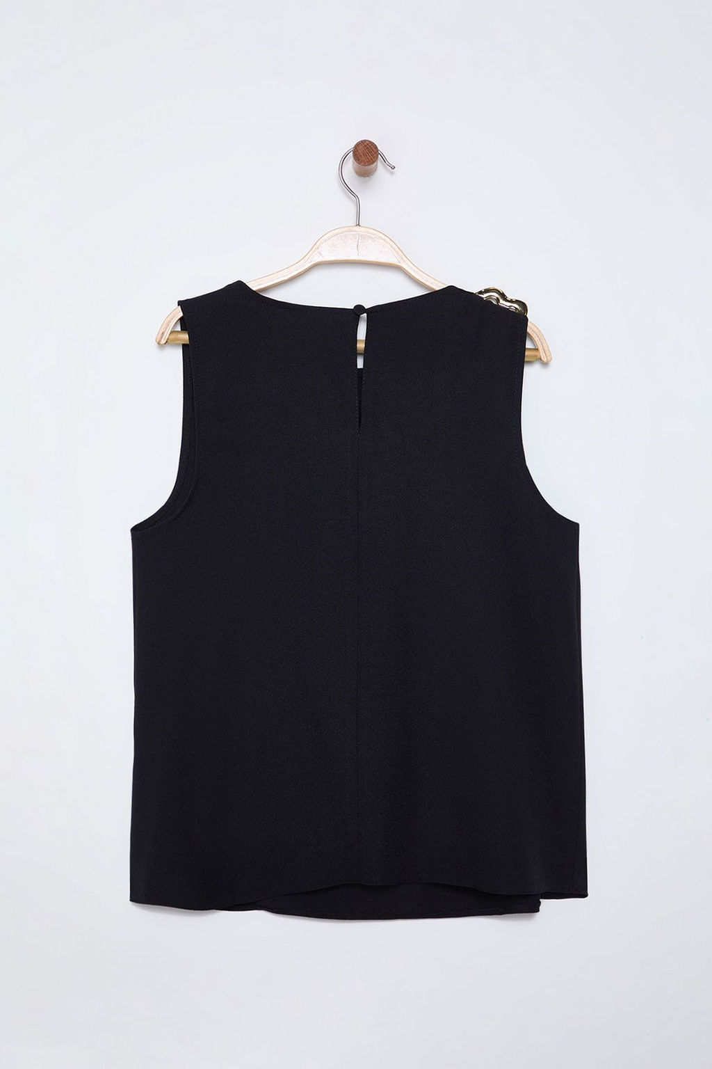 Trendyolmilla Siyah Aksesuar Detayl? Dokuma Bluz TPRSS25BZ00003  фото 8