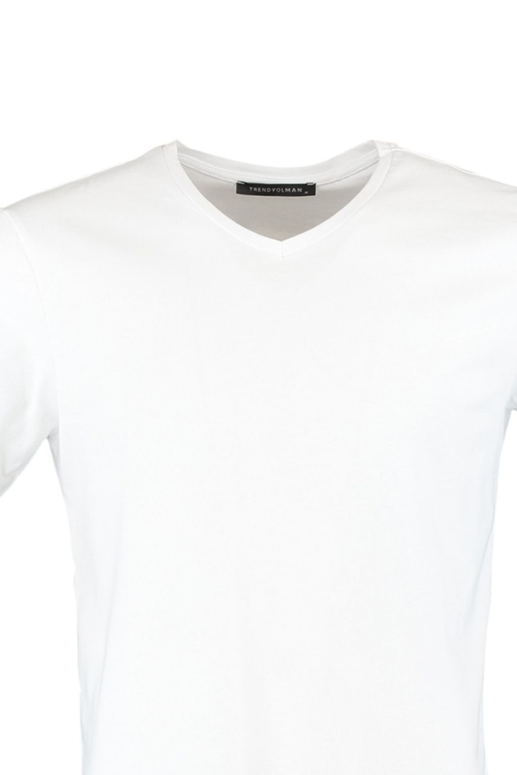 TRENDYOL MAN Vizon Slim/Dar Kesim Basic V Yaka K?sa Kollu %100 Pamuklu T-Shirt TMNSS19BO0002 - Trendyolmilla фото 12