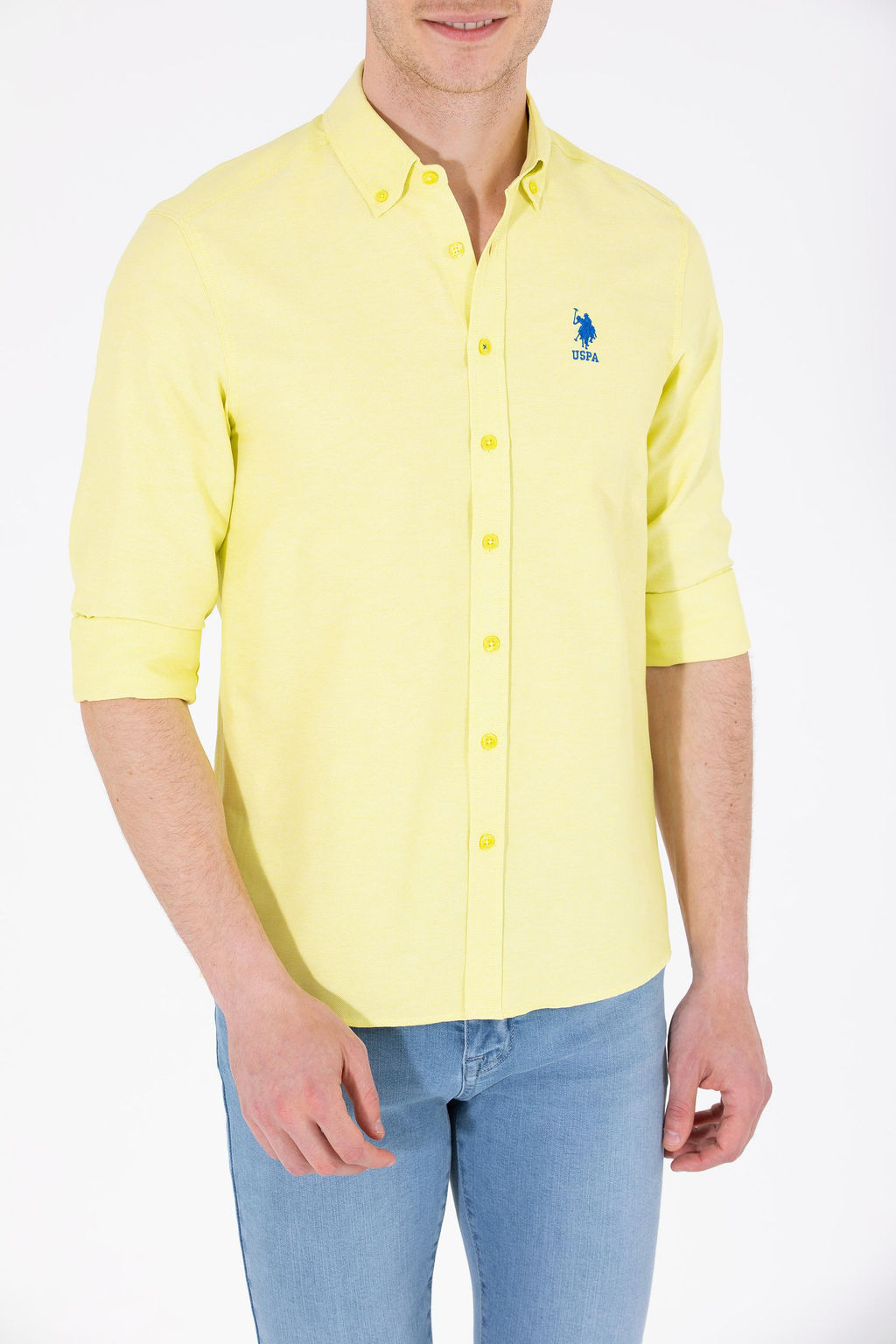 Erkek Neon Sar_ Uzun Kollu Basic G_mlek