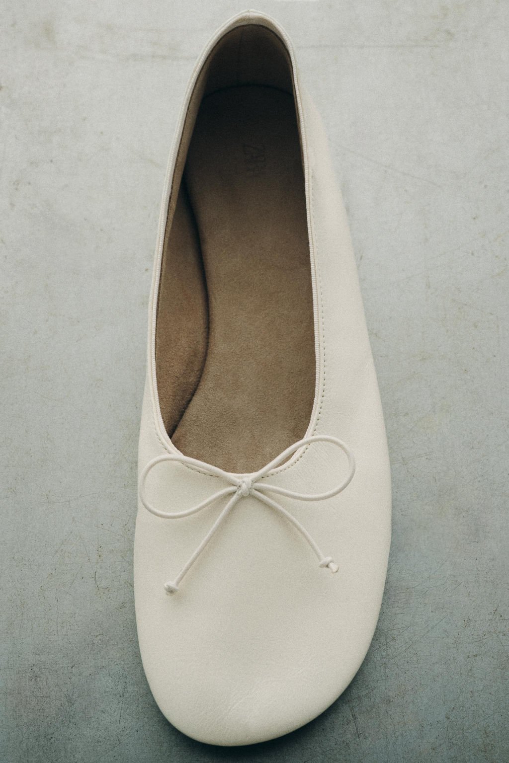 BAILARINA PIEL LAZO LIMITED EDITION / Blanco Crudo - Zara фото 4