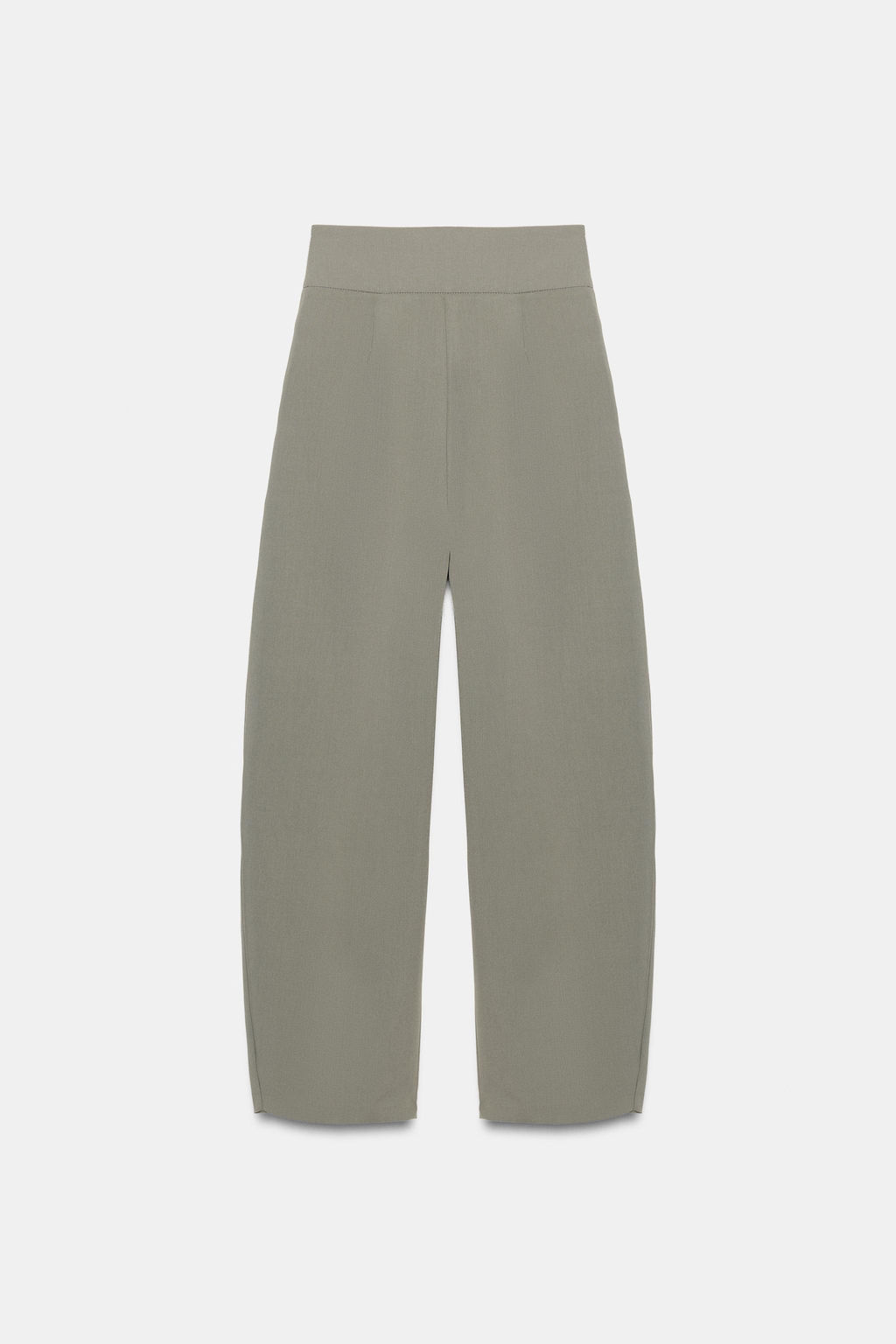 PANTAL?N BALLOON PLIEGUES / Verde gris - Zara фото 5