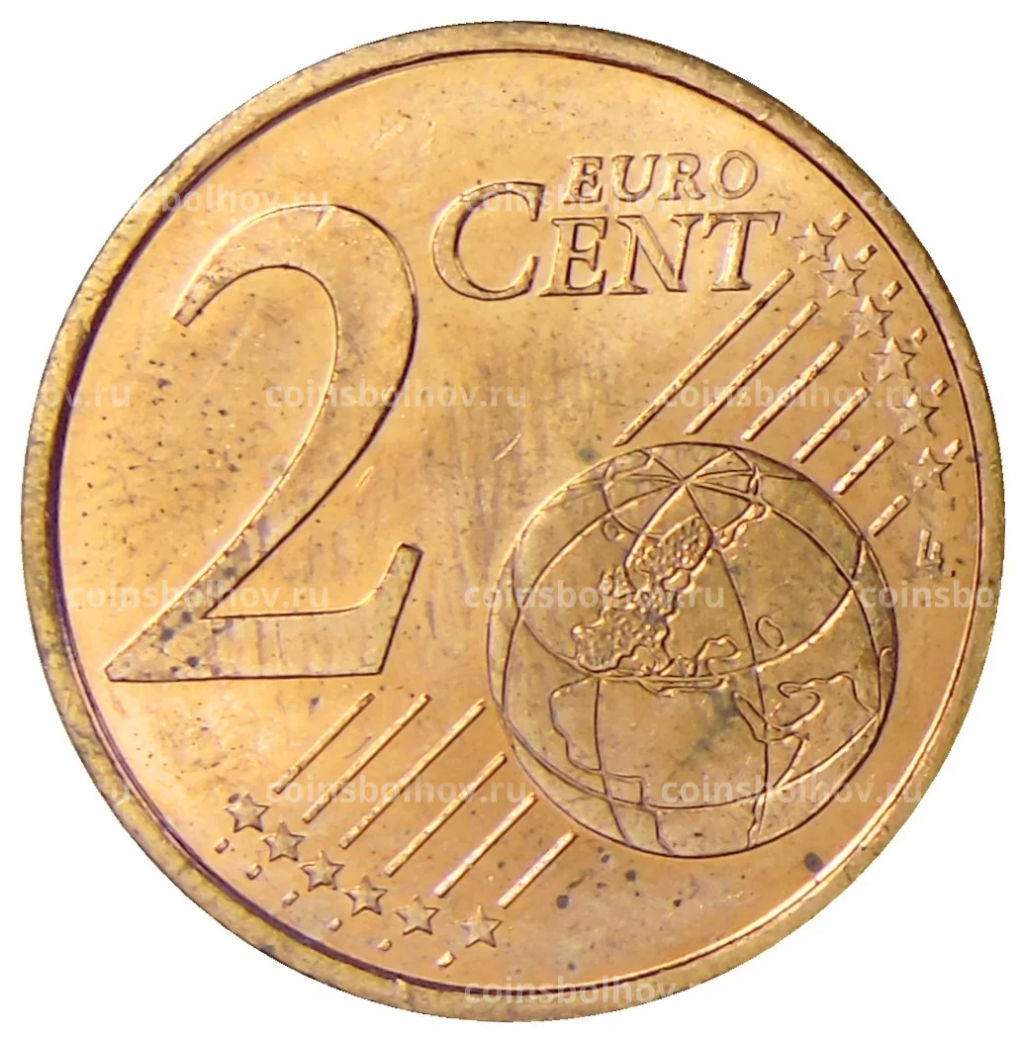 2 евроцента 2001 года Монако