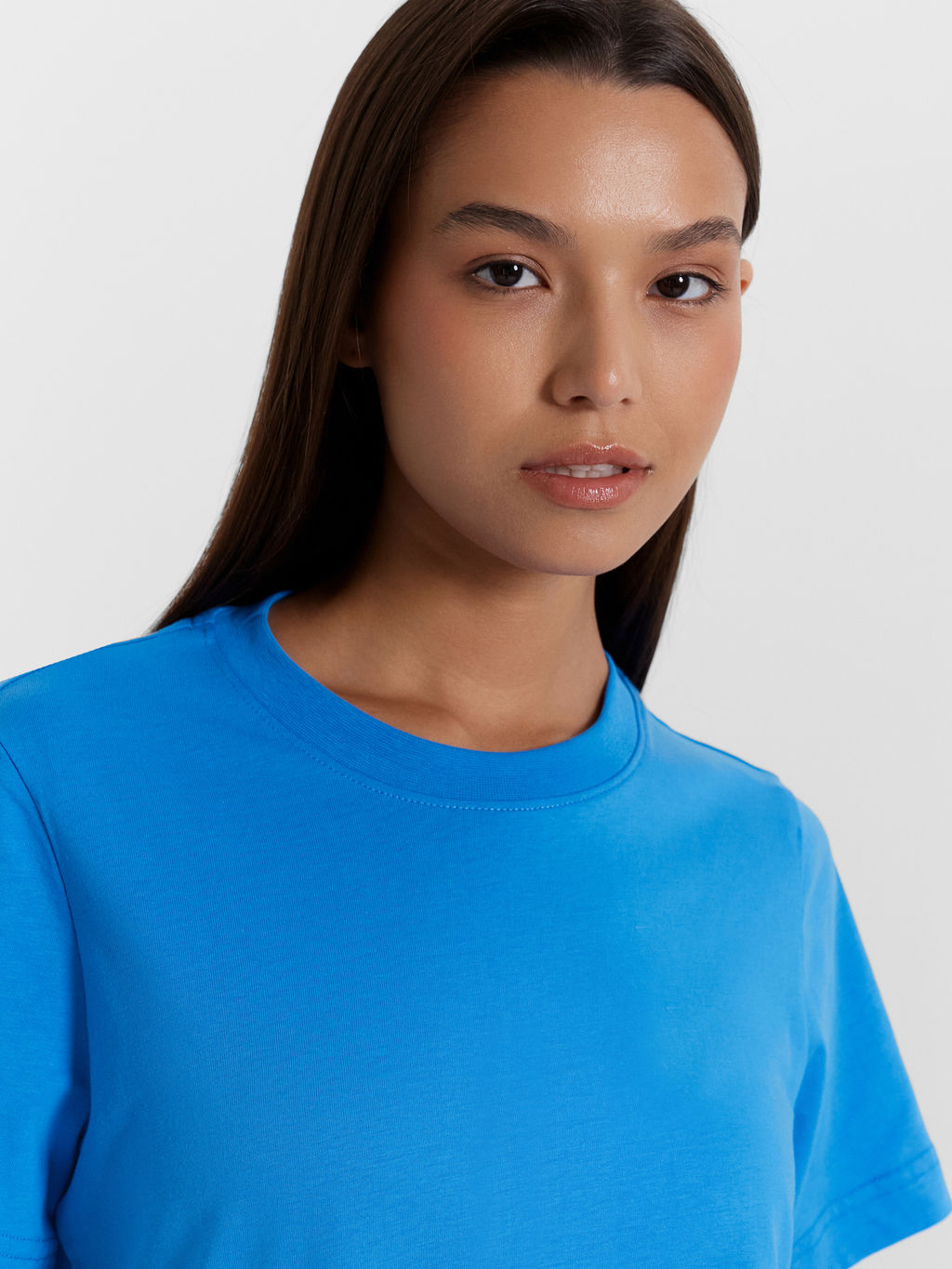 Футболка Mark Formelle из хлопка голубая  фото 5