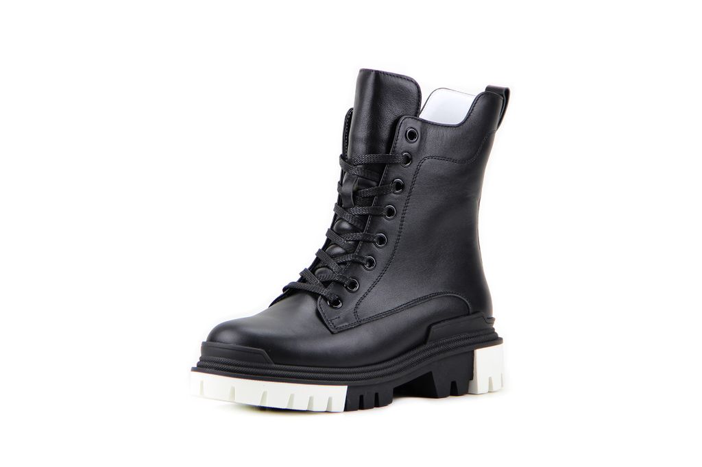 Ботинки EDART 346.astra20 bl/w black/байка