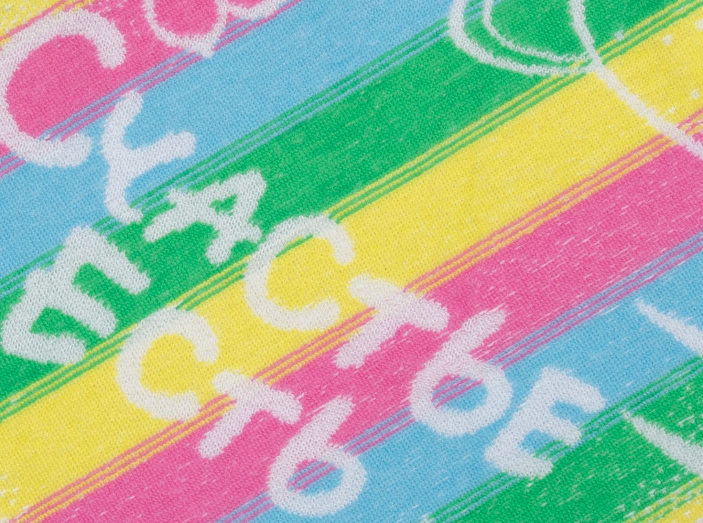 Полотенце махровое 6с103.412ж1 Счастье есть(св.радужка) 50х90см