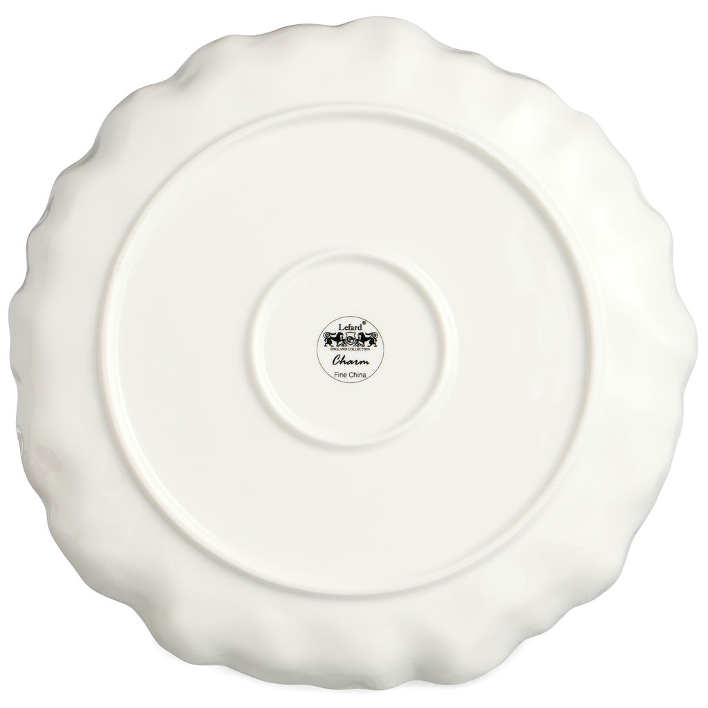 НАБОР ТАРЕЛОК ОБЕДЕННЫХ LEFARD CHARM 2 ШТ., 26,5*3 СМ (С ЗОЛОТОЙ ЛИНИЕЙ)  фото 4